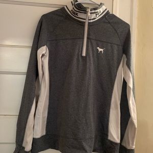 Grey Victoria’s Secret Pink fitted pullover